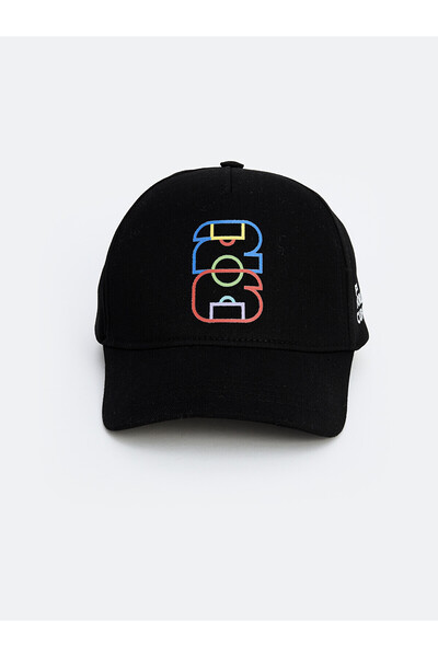 LC Waikiki Trendlucky Boys' Cap with Graphic and Slogan Embroidery with Diffe...