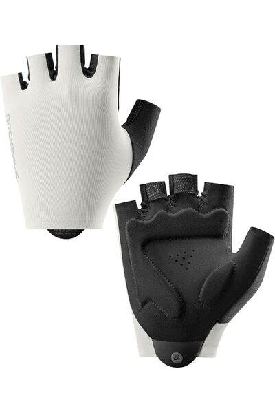 ROCKBROS Cycling Gloves Half Finger Mountain Road Biking Gloves Anti Slip Sho...