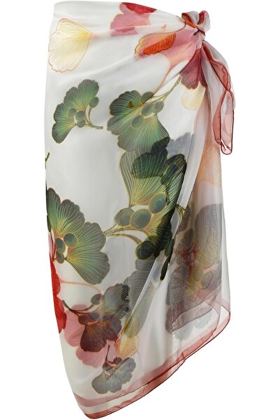 GENERAL OurLore Womens Swimwear Chiffon Cover up Printed Floral Beach Sarong ...