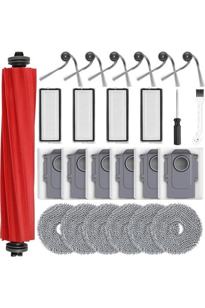 STARSTAR 25-piece accessory kit. Suitable for Roborock QV35A, QV35S, QR598 an...