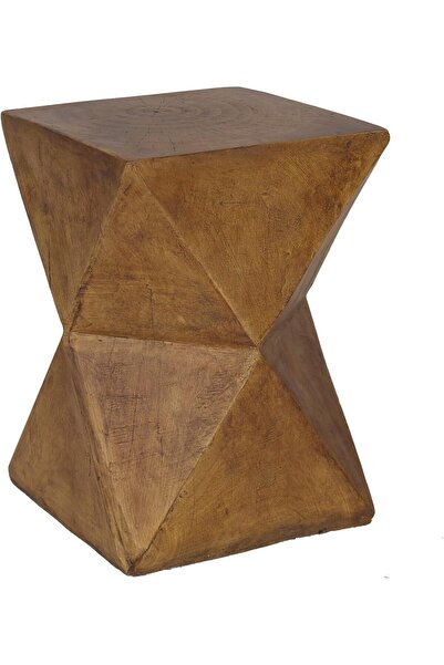 WISFOR Lightweight Artistic Concrete Style Side Table, Modern Elegant Sitting...