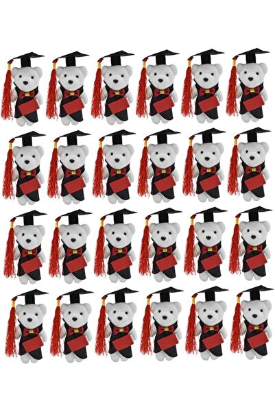 PRETYZOOM 24pcs Mini Plush Graduation Bear Dolls Lightweight Stuffed Animals ...