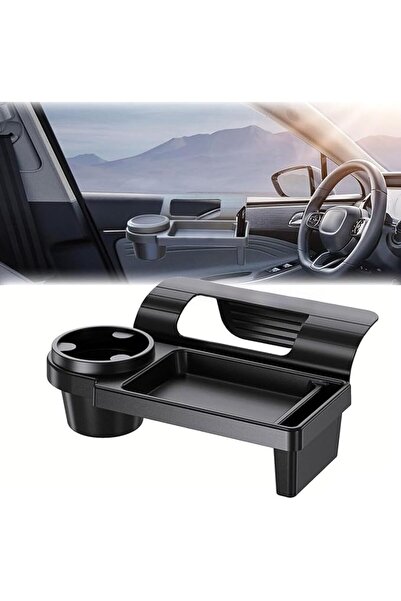 Yelajoy Car Window Organizer, Door Side Storage Tray with Hanging Cup Holder,...