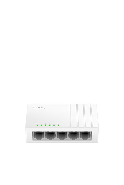 cudy 5-Port Gigabit Desktop Ethernet Switch, 802.1p/DSCP QoS, USB-C Powered