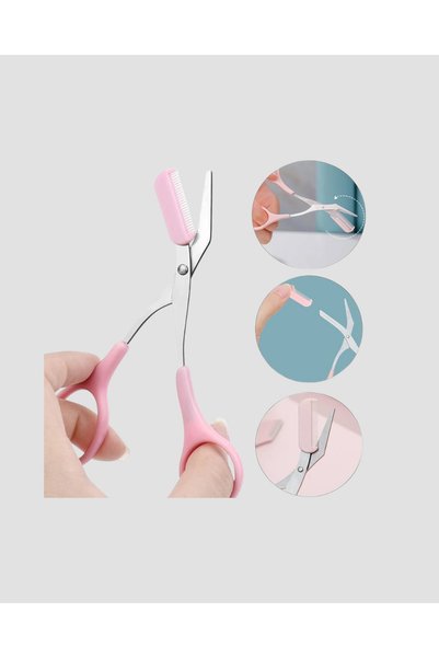 NW NessiWorld Curved Facial Care Scissors for Precision Cutting