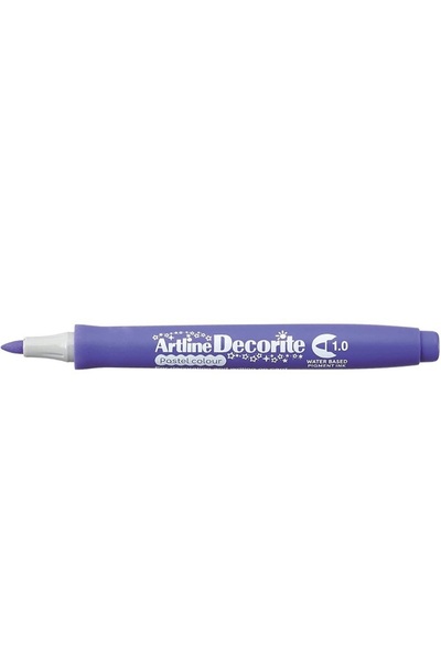 artline Decorite Marker, Round Tip 1.0Mm - Pastel Purple, 1.0 mm