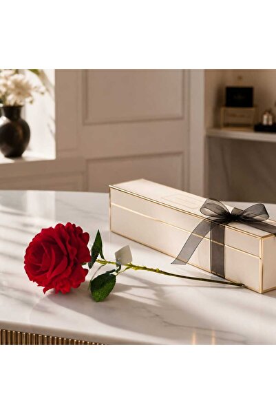 decotoys Floare artificială trandafiri roz cu tija 60cm 3/set