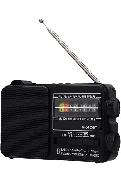 GENERAL Portable AM FM SW Radio, Bluetooth Rechargeable Shortwave Radio with ...