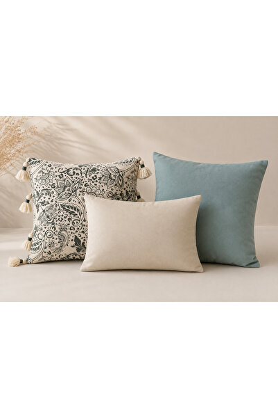Nilyso Home Set of 3 Decorative Throw Pillows Stylish Living Room and Bedroom...