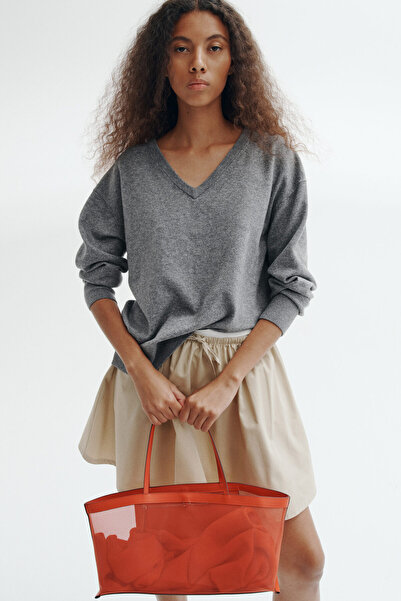 H&M V Yakalı Oversize Kazak