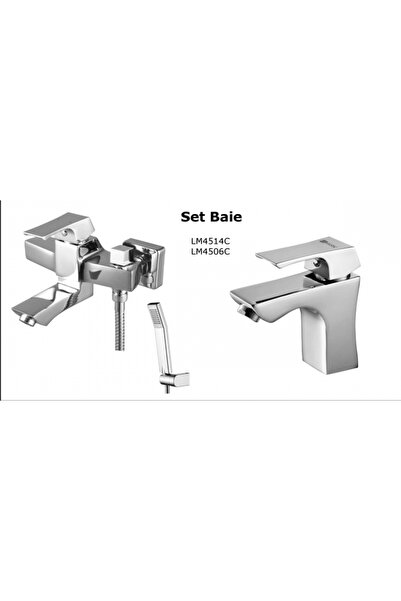 LEMARK BATHROOM EQUIPMENT Set de baie Lemark – baterie cadă-duș LM4514 + bate...