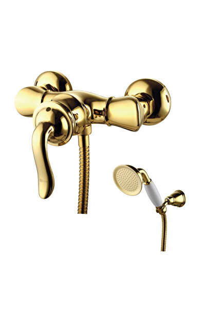 LEMARK BATHROOM EQUIPMENT Lemark Brava LM4703G baterie cadă-duș aurie