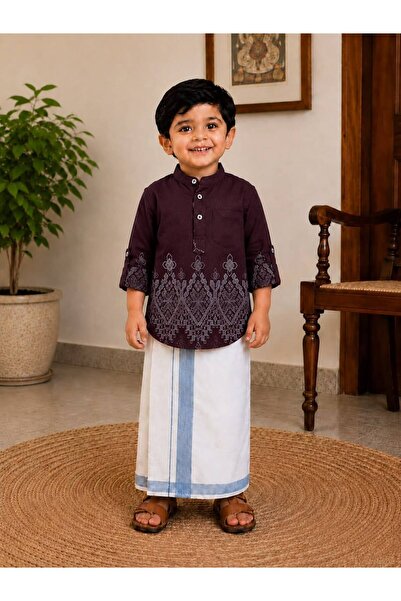 Generic Brand Boys Dhoti Set – 1 to 5 Years