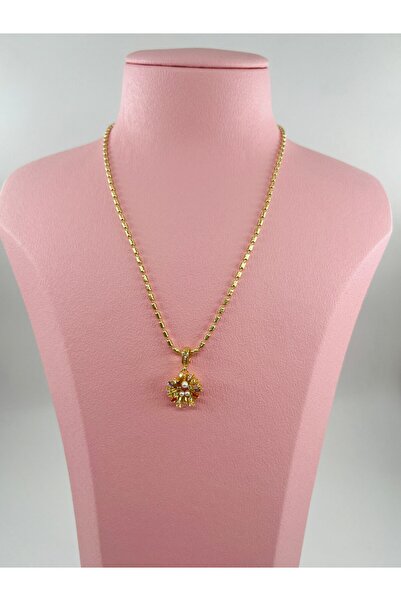 Bozhi Romantic Necklace with Flower Detail Stylish Suitable for Daily Combina...