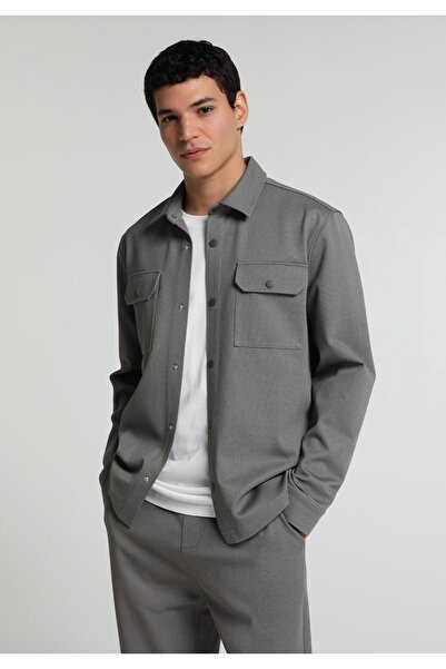 Colin's Regular Fit Snap Fastener Men's Brown Jacket
