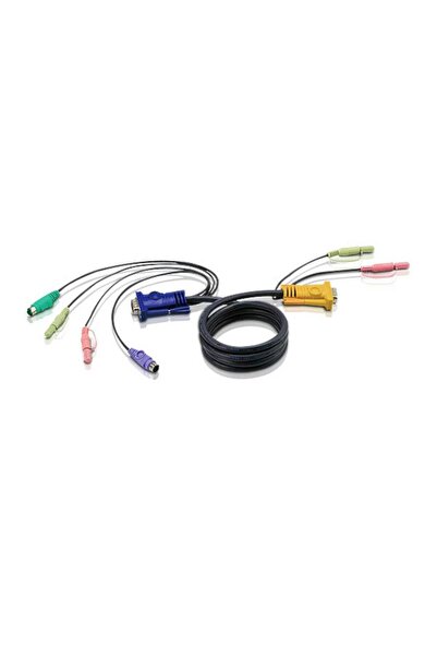 Aten I/O ACC CABLE USB KVM 1.8M/3 IN 1 SPDH 2L-5302P "2L-5302P" (green stamp ...