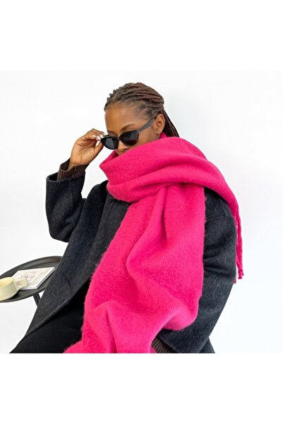 STARSTAR Women's thick warm scarf watermelon red extra large soft.
