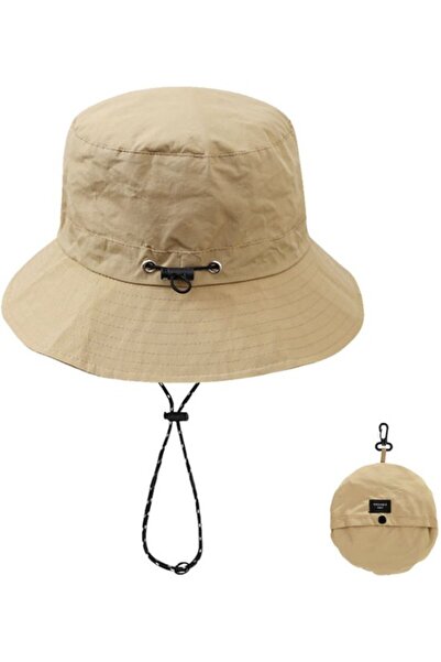 STARSTAR Waterproof fisherman hat black UPF50+ foldable 56-58cm.