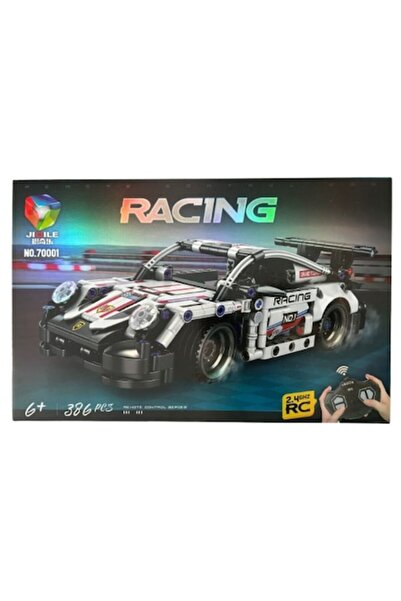 OEM Set de construcție mașină de curse RC, 2.4GHz, 386 piese, Tip piciorușe, ...