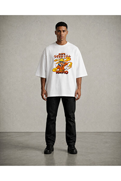 EZ Design Anime Naruto Printed Oversize T-Shirt
