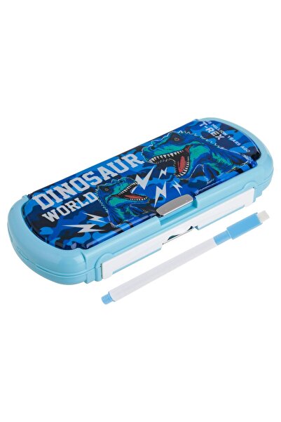 Zâna Casei Penar magnetic cu model cu dinozauri, tablă de scris și marker 23x...