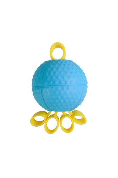 Lacoz Hand Grip Strength Training Ball with 5 Finger Loop Design Finger Exerc...