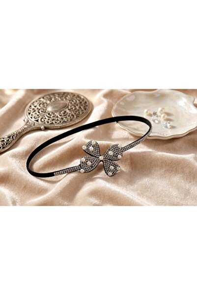 Shiklik Women's Elastic Hair Band with Stones and Pearls - Different Figure O...