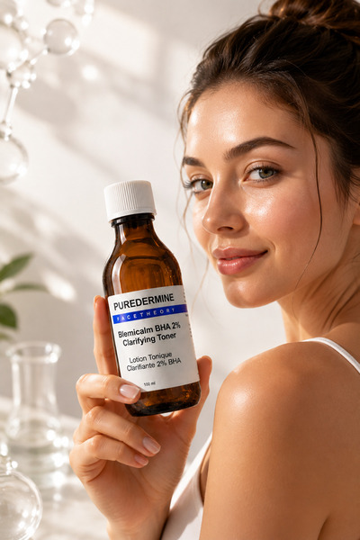 Puredermine BHA %2 Arındırıcı Tonik & Salisilik Asit + Laktik Asit ile Çift E...