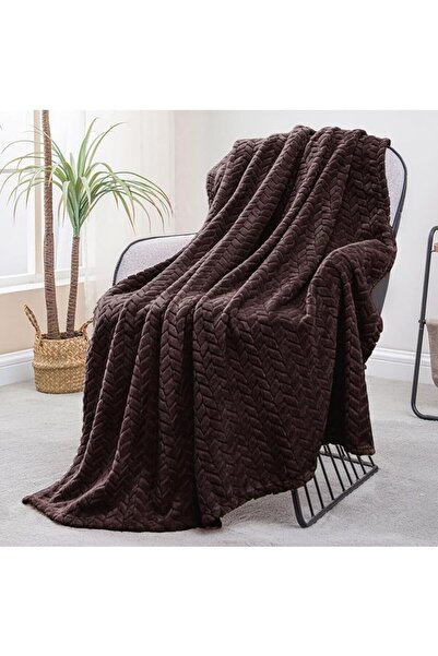 Exclusivo Mezcla Celadon Fleece Throw Blanket for Couch and Bed, 50x70 Inches...