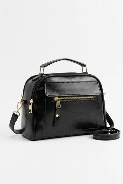 Adelina Bags Women's Leather Look Three-Compartment Crossbody Hand and Should...