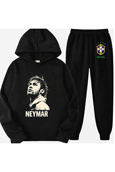 SVART WEAR Neymar Junior Printed Children's Tracksuit Top and Bottom Set 100%...