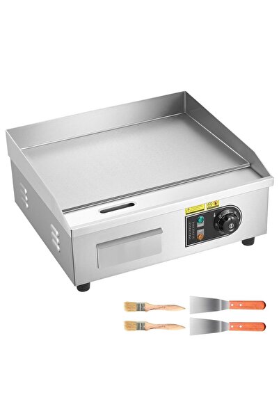 Vivatechnix Plita electrica, Plancha Inox 2800 W, suprafata de gatit Neteda 4...