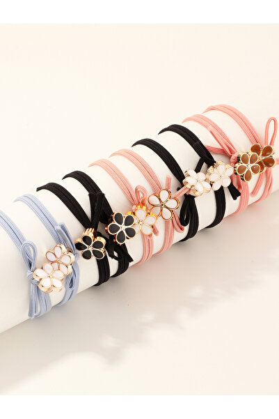 Take Two By Styli Set of 10 - Flower Hair Ties