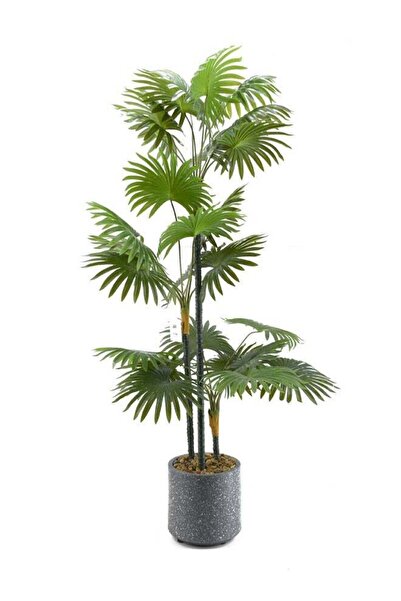 DRAMA HOME Realistic artificial tree with round leaves for home and office de...