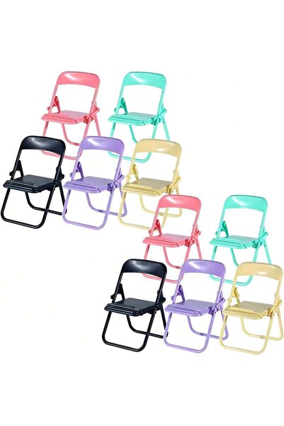 choice2 10pcs Random color 10pcs Foldable Chair Phone Holder, Candy Color Min...
