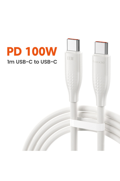 Choice34 toocki 2 Pack 100W White Toocki 100W/60W PD Fast Charging USB C to U...