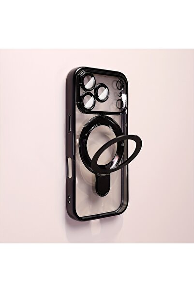 Choice5 iPhone17 Pro Max black Transparent plating wireless charging magnetic...