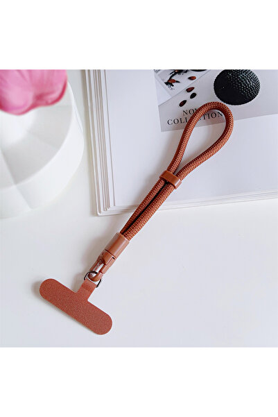 Choice6 Brown Fashion 360° Rotate Buckle Adjustable Phone Lanyard Self-Lockin...