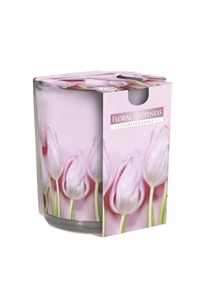 LCA Set 3 x Lumanare Parfumata in Pahar Imprimat, Floral Happiness, 22 Ore