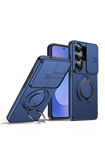 Choice52 Galaxy S26 Ultra Blue 360° Rotate Shockproof Magnetic Stand Phone Ca...