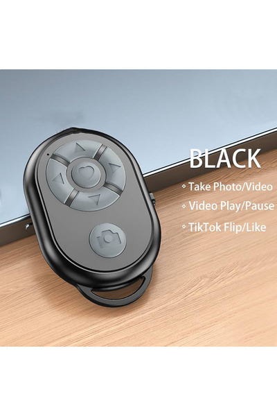 Choice black Bluetooth Remote Control for iPhone Android iOS Phones Selfie St...