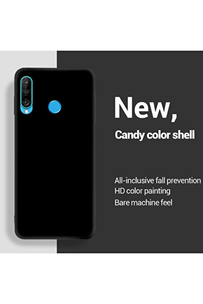 Choice5 P30 Lite black Liquid Silicone Phone Case for P30 lite P40 lite E Y6 ...
