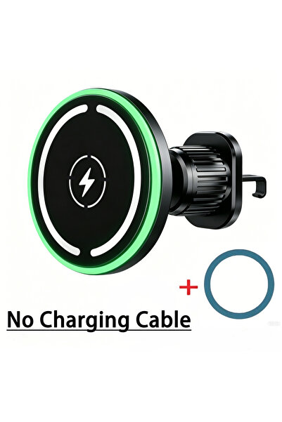 Choice Black no cable LED Wireless Charger Magnetic Car Phone Holder for iPho...