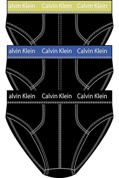 Calvin Klein Erkek Düşük Bel 3'lü Brief Seti