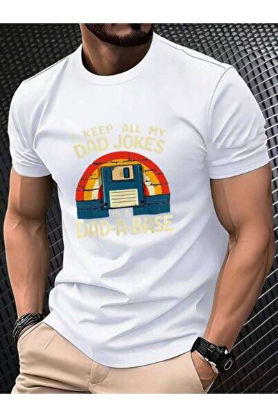 kai22 Men's Summer Breathable Quick Dry Tee, Vintage Distressed Floppy Disk D...