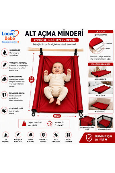 LOOVE BEBE Baby Changing Mat Baby Care Cover Stain Resistant Wipeable Fabric ...