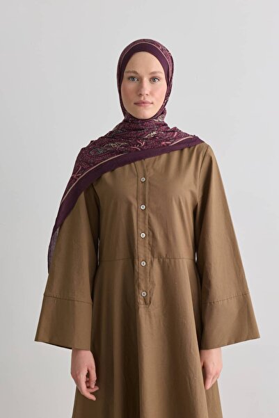 Modakaşmir Ahen Desen Liva Modal Kraş Shawl