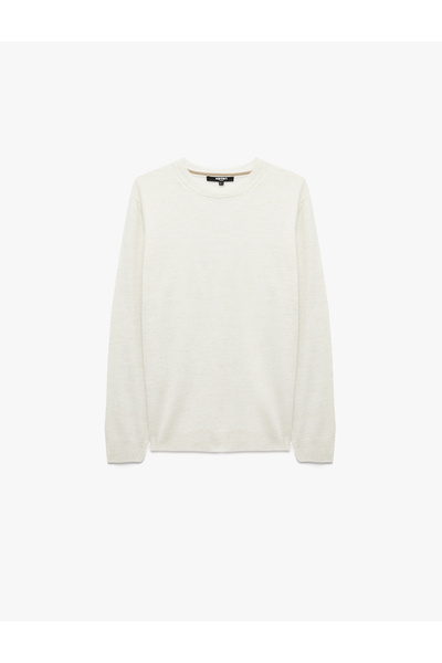 Koton Long Sleeve Crew Neck Basic Knitwear Sweater