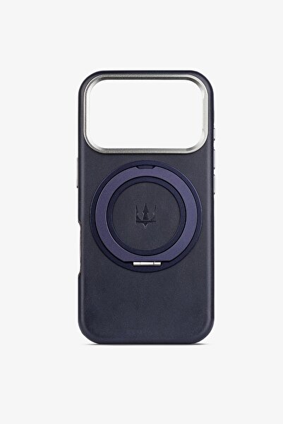Getto Deri FlexStand 17 Pro MagSafe Uyumlu Kişiye Özel İsim Baskılı Telefon K...