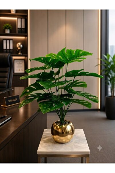 Generic Brand Artificial Monstera Adansonii Plant, Realistic Swiss Cheese Gre...